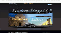 Desktop Screenshot of andreaviaggisalento.com